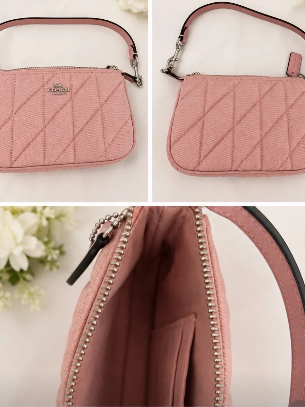 Coach Pink Quilted Nolita